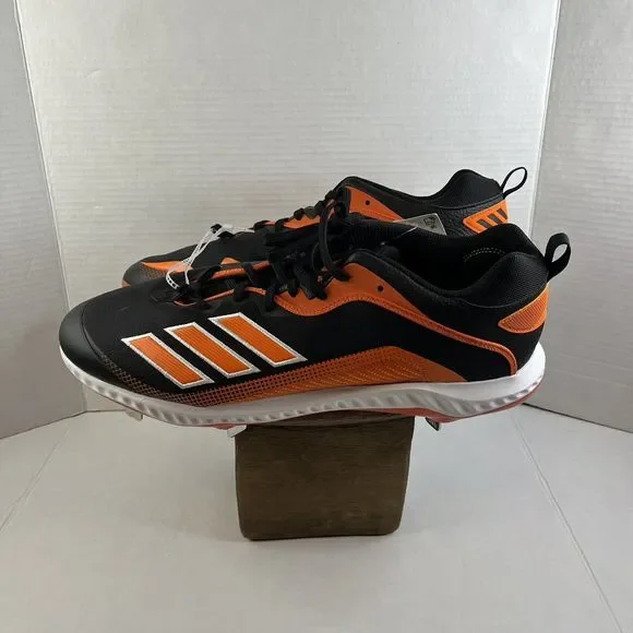 adidas | Shoes | Adidas Mens Icon 6 Bounce Baseball Cleats Orangeblack Size  7 Fv9349 New | Poshmark